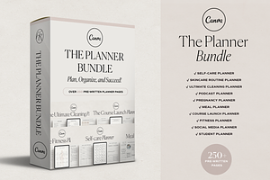 The Planner Bundle Canva Template