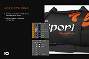 Sport Bag Mockup Set , a Merchandise Mockup by ForgeDesign (Thumbnail 3 of 6)