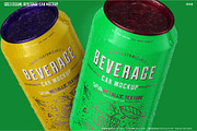 12oz-355ml Can Mockup, an Advertising Mockup by HexenDesigns (Thumbnail 1 of 7)
