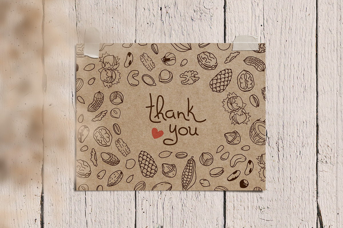 Nuts and Seeds - Food Clipart, a Food Illustration by Baksiabat (Photo 6 of 6)