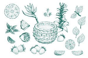 Pineapple Vector Collection