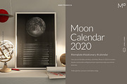Minimalistic Wall Moon Calendar 2020, a Flyer Template by BlackMocca (Thumbnail 2 of 11)