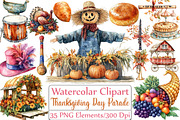 Thanksgiving Day Parade Clipart, an Illustration by DreamCafeArt (Thumbnail 1 of 6)