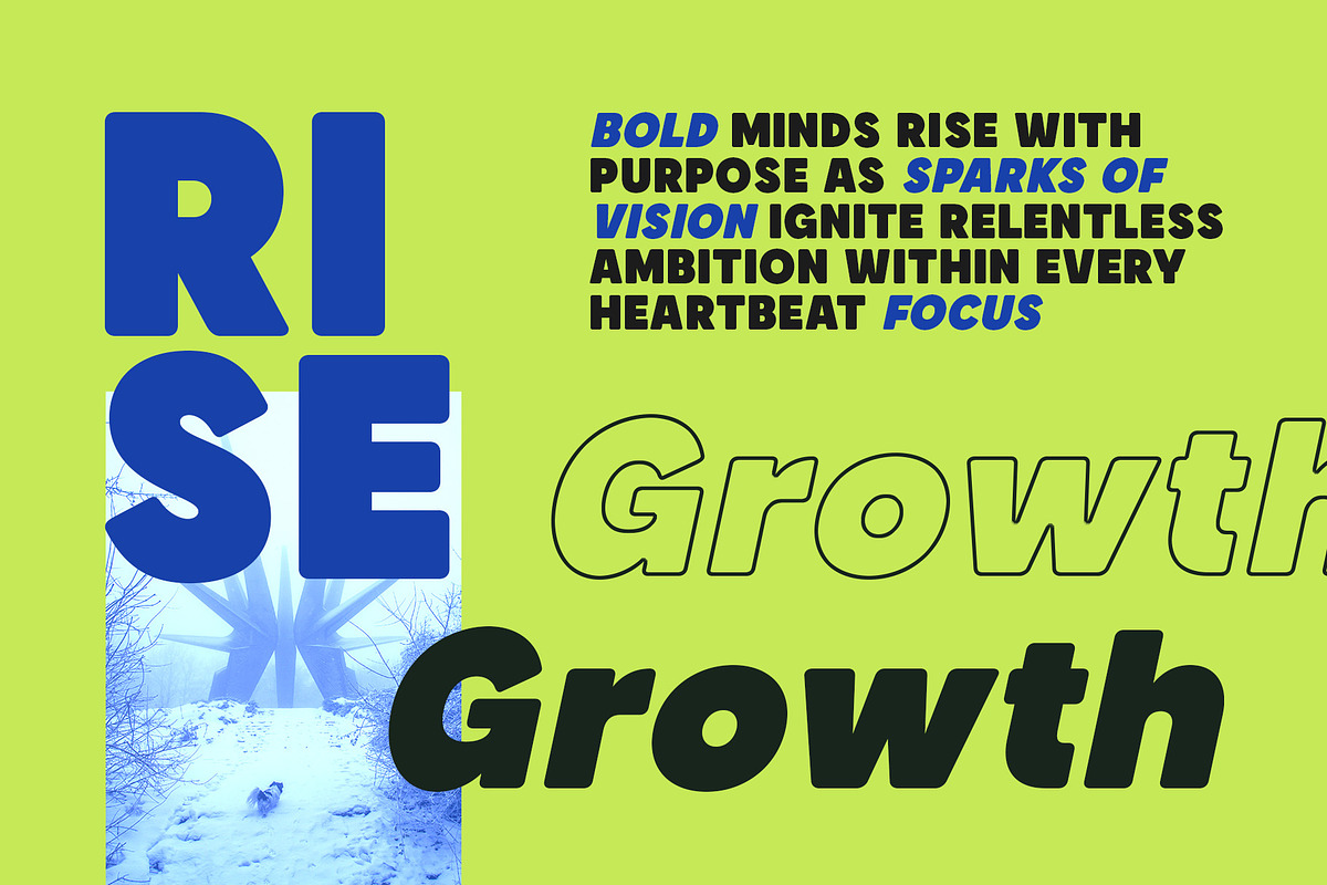 CS Geofrey – Bold Font, a Sans Serif Font by Craft Supply Co. (Photo 6 of 8)