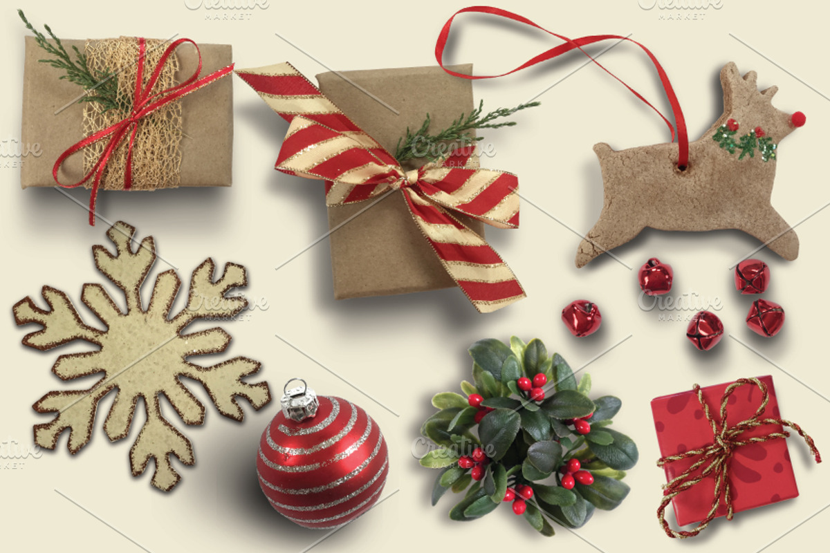 Christmas Holiday Scene Creator, a Books & Magazine Mockup by La Bella Rue (Photo 2 of 6)