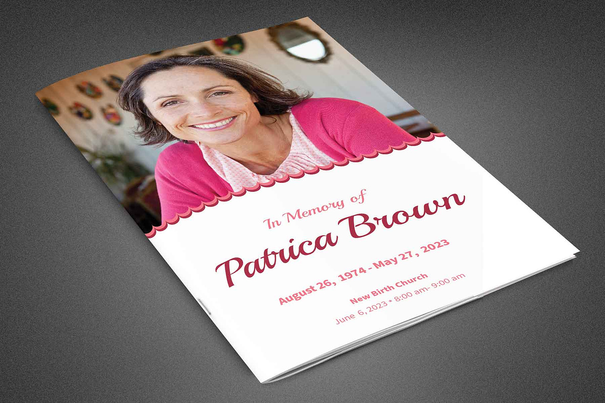 In Memory of Funeral Program, a Brochure Template by loswl (Photo 1 of 3)