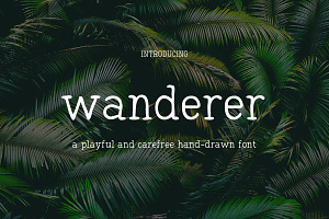 Wanderer – A Playful Serif Font