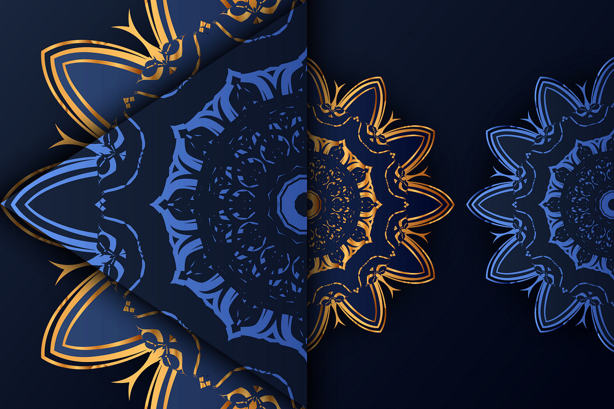 Mandala Oriental Floral art Bundle, a Background Graphic by NJ Himel (Photo 18 of 97)