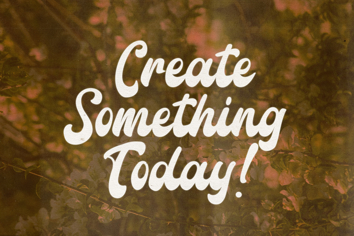 Amigos Script - Retro Script Font, a Script Font by StringLabs (Photo 8 of 14)