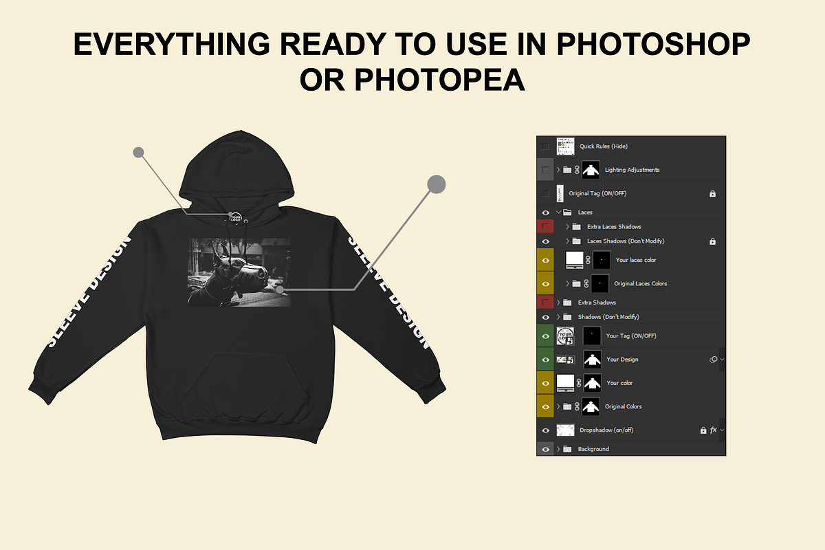 Hoodie Mockup Jerzees 996, a Hoody Mockup by Infinity Mockups (Photo 7 of 8)