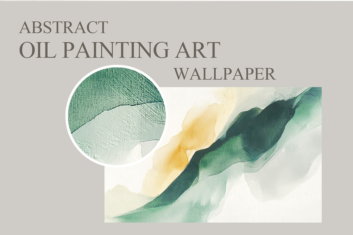 Abstract oil painting art wallpaper, a Decorative Illustration by fei long (Photo 4 of 10)