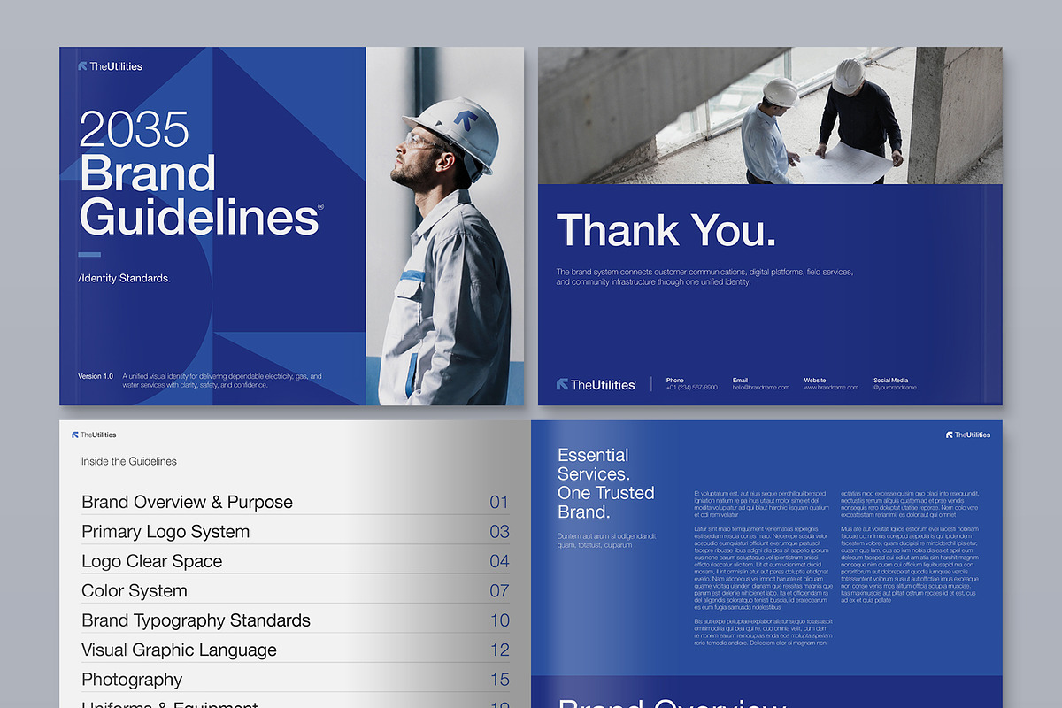 Brand Guidelines Brochure Template, a Brochure Template by BrandPacks (Photo 7 of 7)