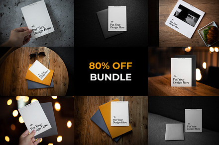 80% OFF BUNDLE: 8 mockups