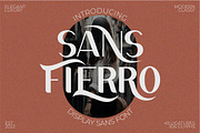 Sans Fierro - Display Sans Font, a Sans Serif Font by PutraCetol Studio (Thumbnail 1 of 11)