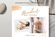Boudoir Mini Session MS086, a Flyer Template by Bellenity Design (Thumbnail 1 of 2)