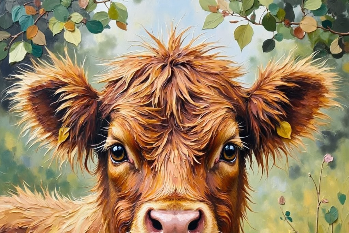 Highland Cows Bundle Set, an Animal Illustration by PLUM&FIGS (Photo 8 of 14)