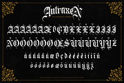 Antraxen for Tattoo & Liquor Brand, a Blackletter Font by ilhamtaro (Thumbnail 9 of 10)