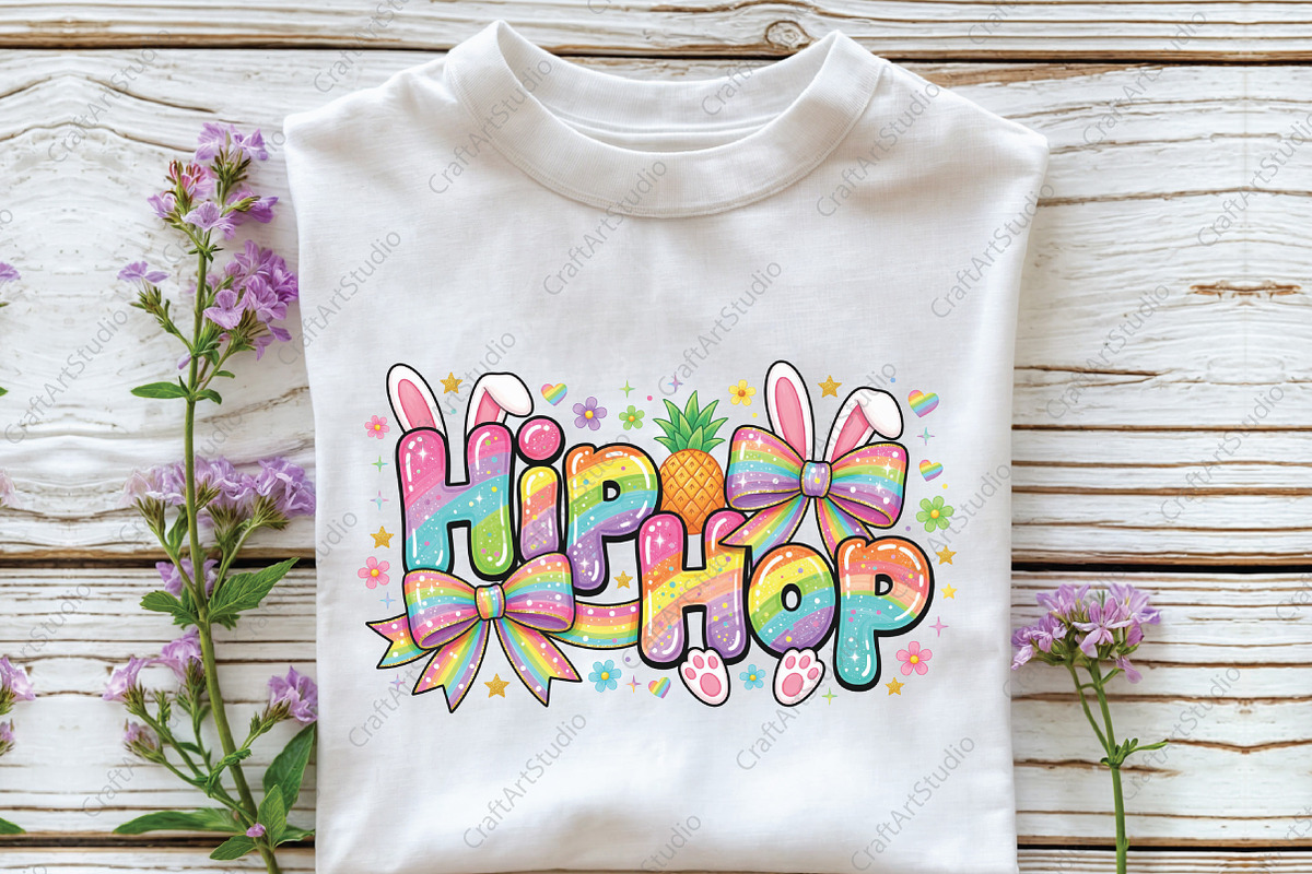 Easter Hip Hop Png, an Illustration by CraftArtStudio (Photo 2 of 4)