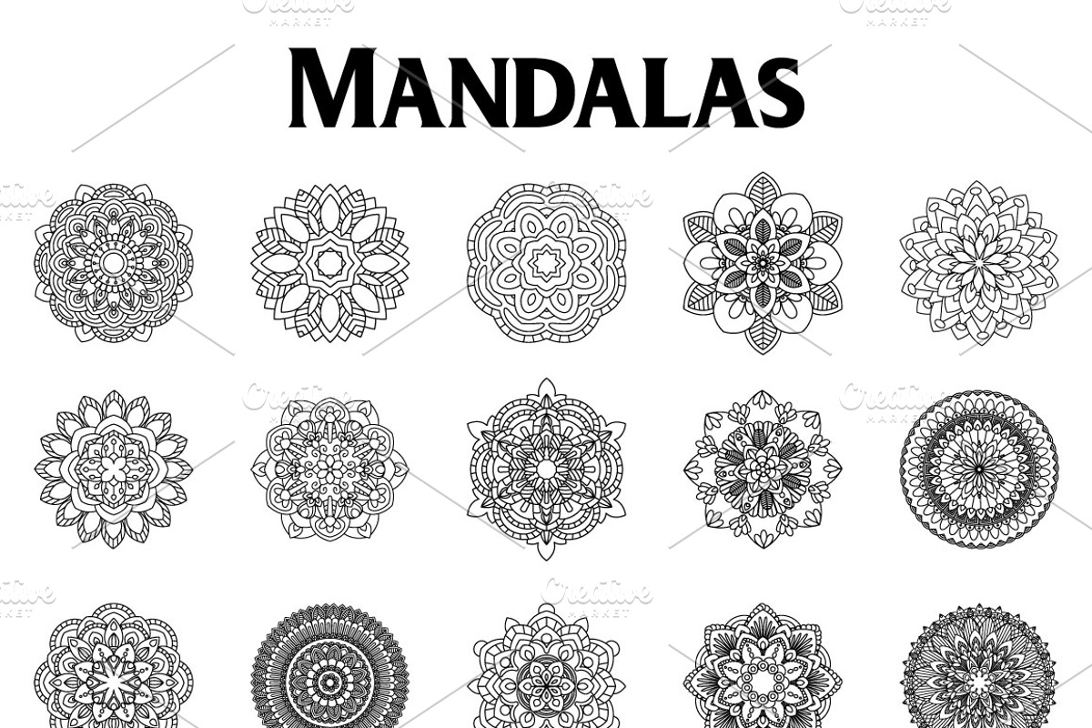 50 Mandalas, an Object Graphic by Elinorka (Photo 3 of 3)
