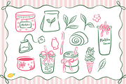 Matcha Lover PNG Clipart Bundle, a Food Illustration by LemonDesign (Thumbnail 3 of 3)