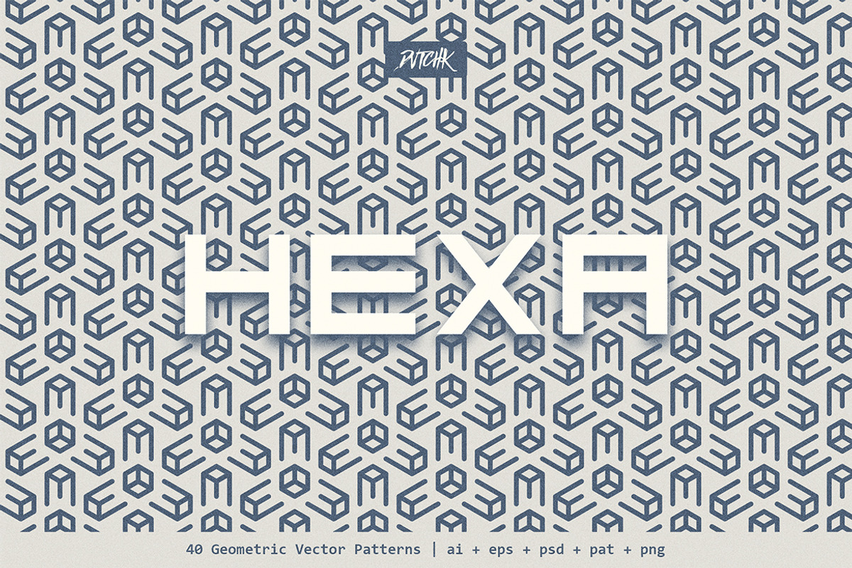 Hexa | Geometric Vector Patterns, a Pattern Graphic by dvtchk