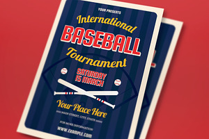 Baseball Tournament Flyer Set