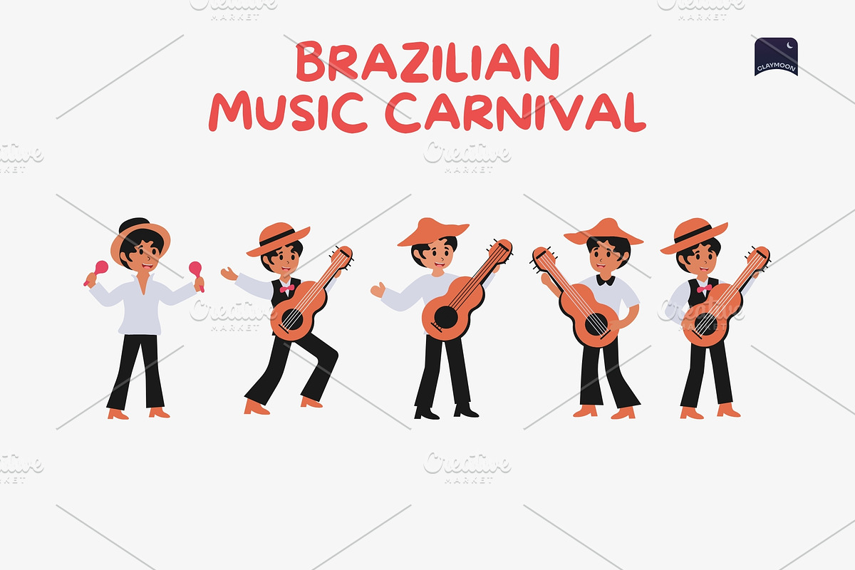Brazilian Music Carnival, an Object Illustration by Claymoon Lab (Photo 4 of 5)