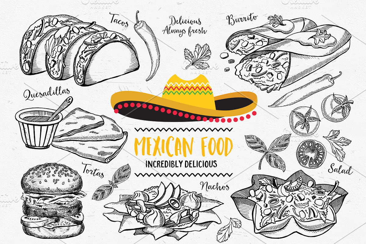 Food Bundle 75% off, a Food Illustration by BarcelonaShop (Photo 6 of 7)