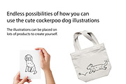 Cute doodle Cockerpoo dogs, an Animal Illustration by Liz Pengilley Studio (Thumbnail 4 of 4)