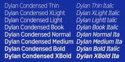 Dylan Condensed, a Sans Serif Font by Wiescher-Design (Thumbnail 4 of 6)