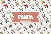 Kawaii Chibi Panda Cute Character, an Animal Illustration by Gohsantosa (Thumbnail 2 of 4)