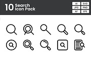 Search Icons, an Outline Icon by erifqizeicon (Thumbnail 2 of 3)