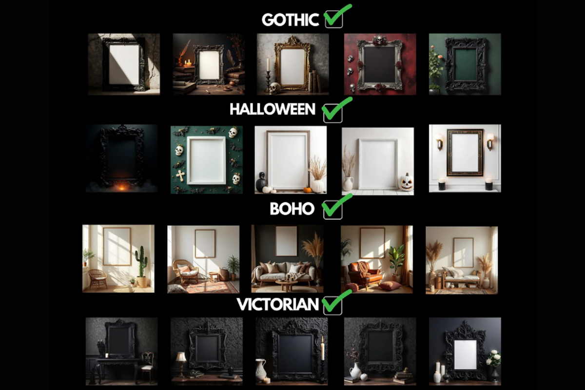 500+ Frame Mockup Bundle, a Mockup by StormDigitalArt (Photo 2 of 6)