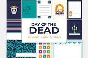 Day of the Dead Set, a Pattern Graphic by Studio Cien Epochs (Thumbnail 3 of 6)