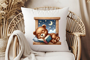 Cute Noah's Ark Watercolor Clip Art, an Illustration by Pixels.Craft (Thumbnail 7 of 7)