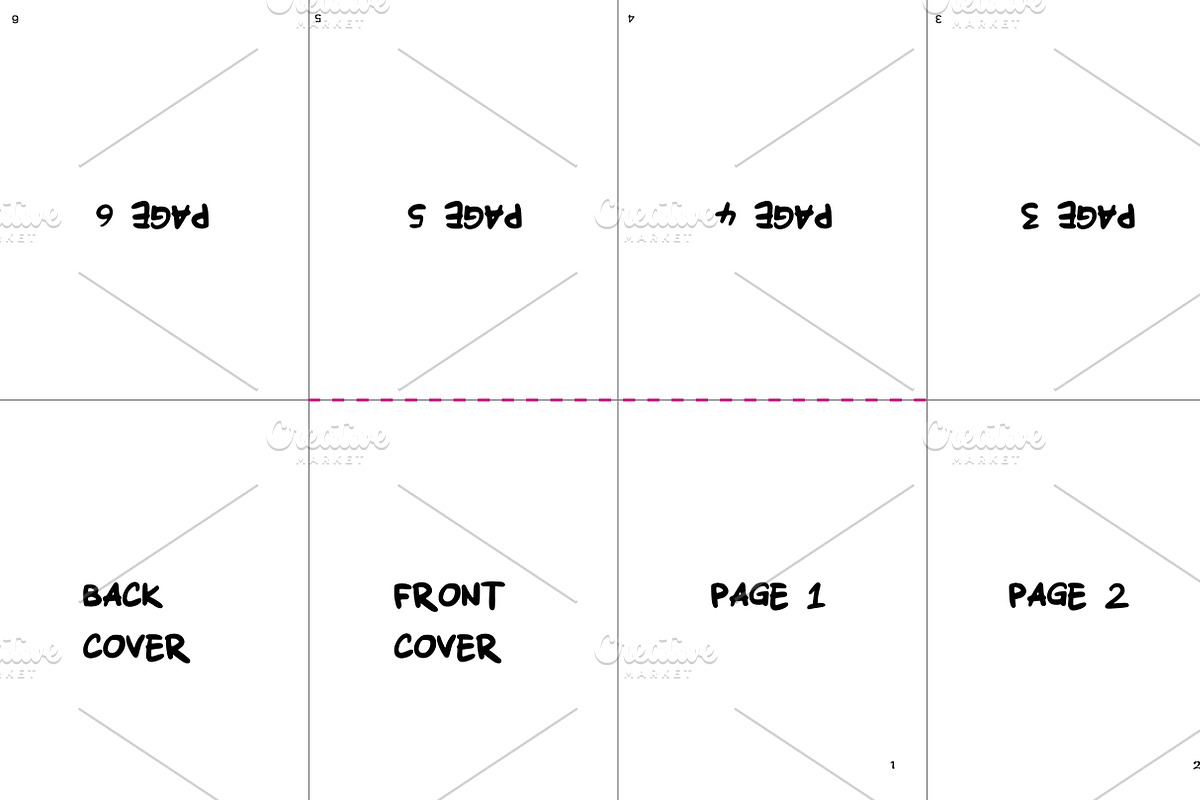Illustrator Zine and Comix Templates, a Marketing Template by Fuzzy Poet by DG2 (Photo 2 of 6)