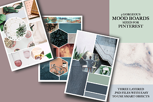 Mood Board Templates | Pinterest