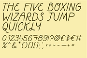 Folke, a Font by evemiriam (Thumbnail 6 of 6)