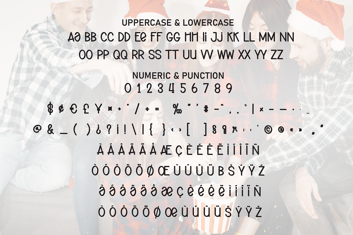 Popcorn Christmas | Script Font, a Script Font by Scratchones (Photo 7 of 8)
