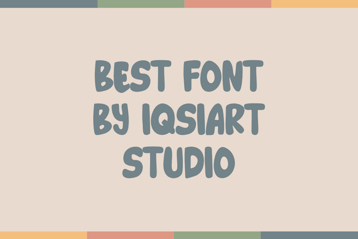 Rochild - Kids Font, a Sans Serif Font by Iqsiart Studio (Photo 4 of 6)