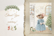Christmas cozy party, an Animal Illustration by Mimomy (Thumbnail 14 of 14)