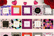 400+ Valentine's Day Cards Pack, a Decorative Illustration by Olha Kostiuk (Thumbnail 8 of 9)