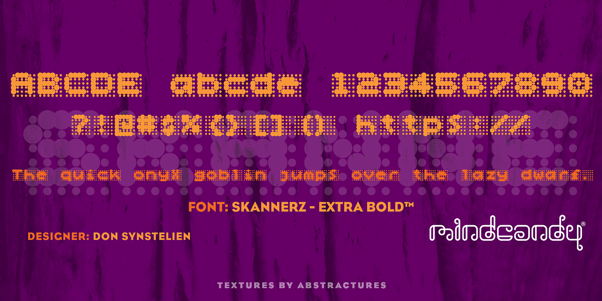 Skannerz™, a Font by MINDCANDY (Photo 3 of 3)