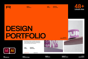 Design Portfolio Template, a Presentation Template by Templeste