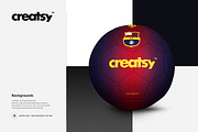 Soccer Ball Mockup Set, a Product Mockup by Creatsy (Thumbnail 5 of 7)