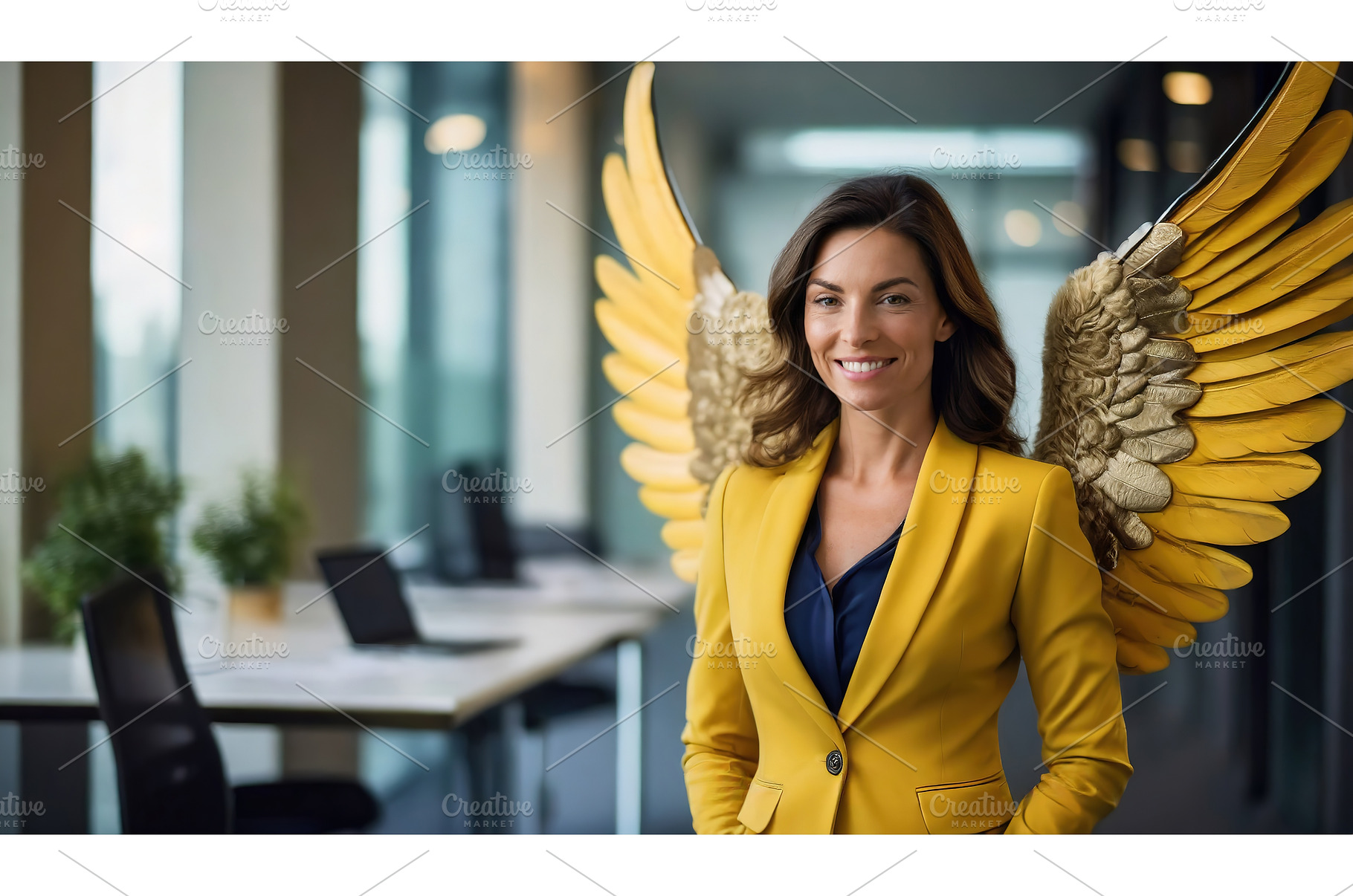 A confident businesswoman in a, a Person Photo by Igor Tichonow
