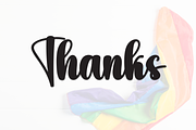 Kerchief Rainbow | Script Font, a Handwritten Font by Scratchones (Thumbnail 8 of 8)