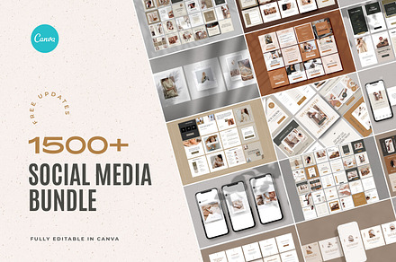 Social Media Templates For CANVA, a Social Media Template by AndrewPixel