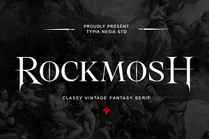 Rockmosh Serif, a Serif Font by Typia Nesia