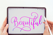 Lettering Brush For Procrete, a Brush Add-On by ValeryDan (Thumbnail 4 of 5)
